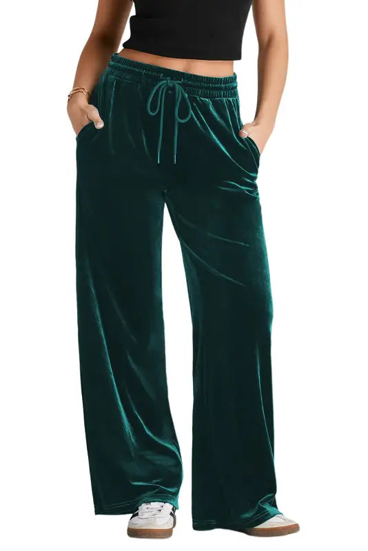 Velvet dream flowy trousers - activewear/yoga pants