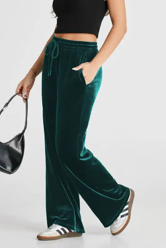 Velvet dream flowy trousers - activewear/yoga pants