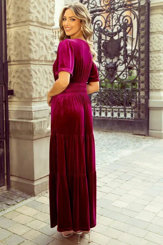 Velvet twilight maxi dress | dresses | fashionfitz