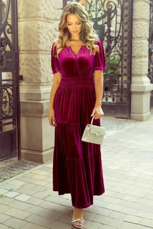 Velvet twilight maxi dress | dresses | fashionfitz