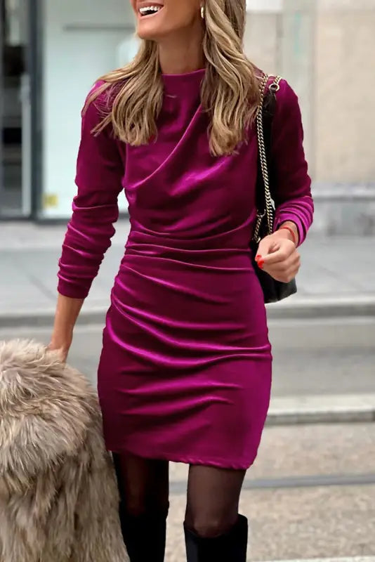 Velvet vixen sheath dress