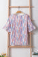 Rainbow Stripe Splash Blouse - Fashionfitz