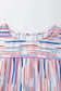 Rainbow Stripe Splash Blouse - Fashionfitz