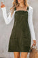 Vineyard green corduroy overall dress | fashionfitz