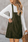 Vineyard green corduroy overall dress | fashionfitz