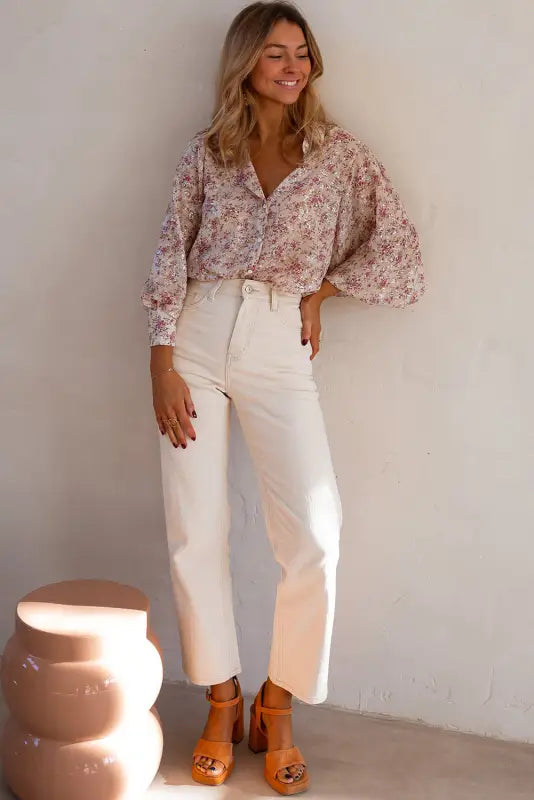 Vintage bloom bishop shirt | fashionfitz