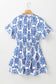 Vintage floral dress - ashleigh blue wide ruffled sleeve - dresses