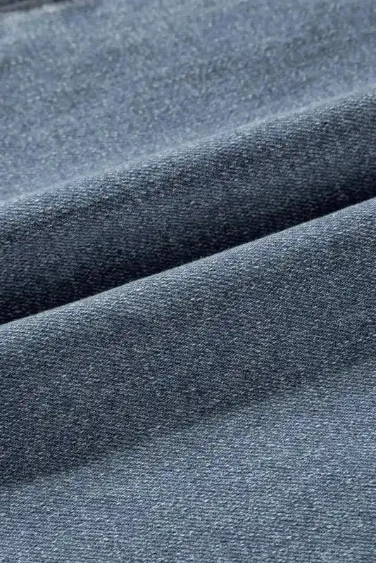 Vintage Ripped Raw Edge Flare Jeans - Fashionfitz