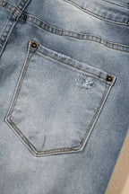 Vintage Ripped Raw Edge Flare Jeans - Fashionfitz