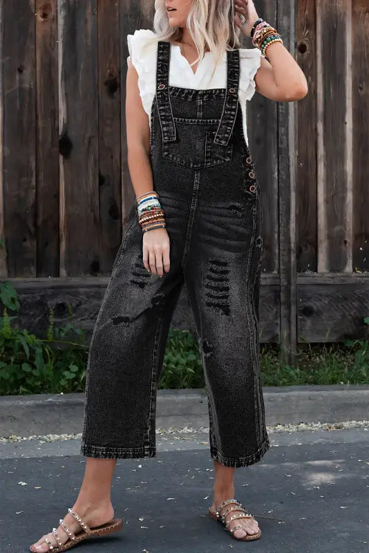 Vintage vibe denim overalls