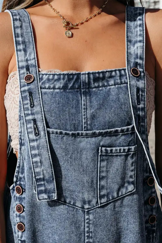 Vintage vibe denim overalls