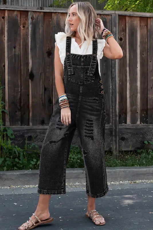 Vintage vibe denim overalls