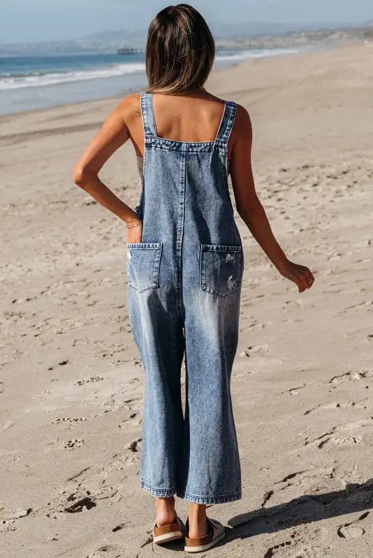 Vintage vibe denim overalls