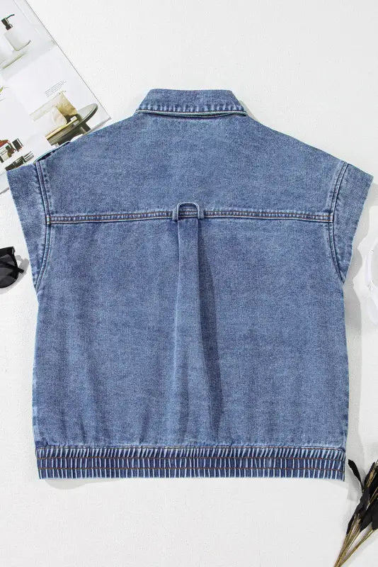 Vintage vibes denim vest by fashionfitz