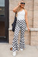 Vista vichy flared pants | trendy checkered style