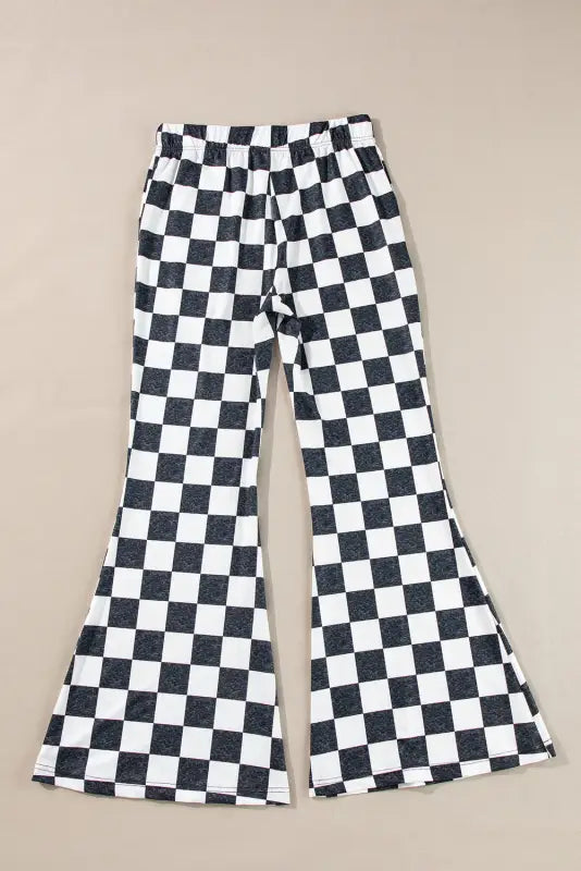 Vista vichy flared pants | trendy checkered style