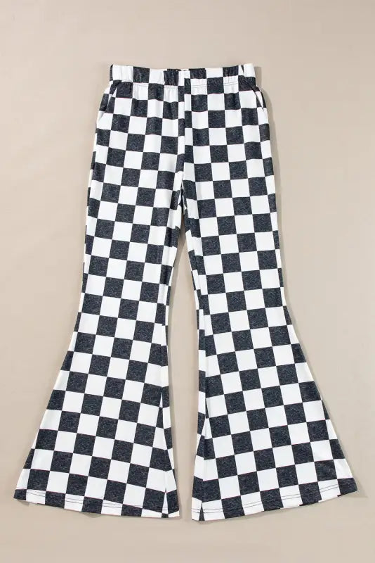 Vista vichy flared pants | trendy checkered style