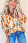 Vivid vibes frilled blouse - bold & modern