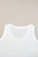 Waffle knit flowy vest top - tops/tank tops