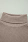 Waffle knit turtleneck sweater | fashionfitz knitwear