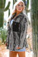 Wanderlust aztec shacket - grey | fashionfitz