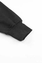 Washed Open Back Sweatshirt - Fashionfitz