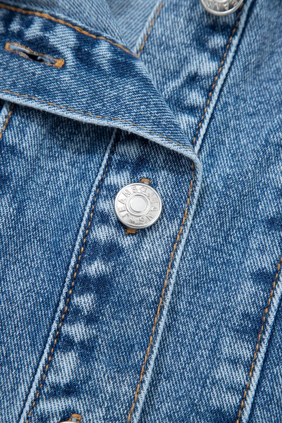 Western belt sleeveless denim dress | mini for summer