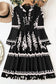 Western bloom fringe dress