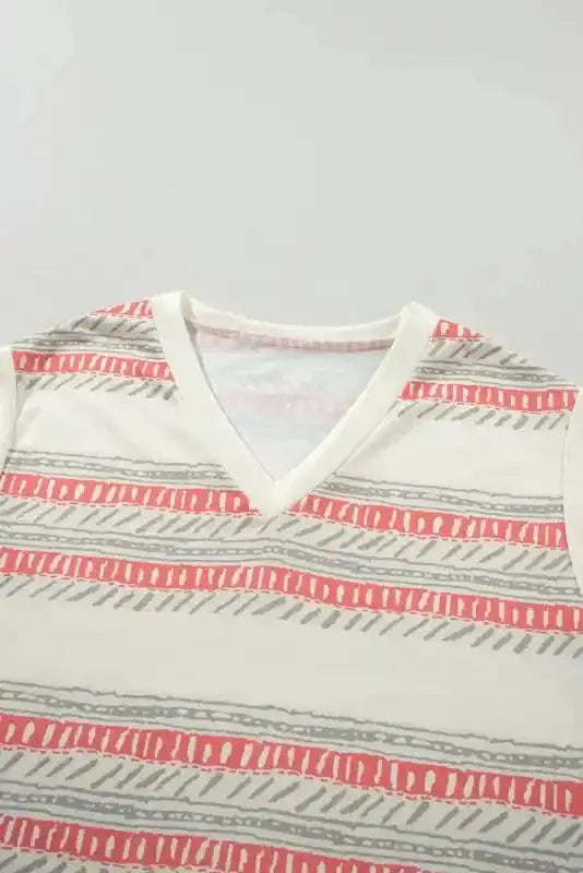 Western Casual Tank Top and Shorts Outfit - Fashionfitz