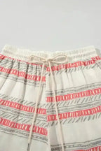 Western Casual Tank Top and Shorts Outfit - Fashionfitz