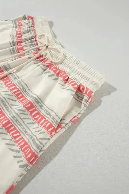 Western Casual Tank Top and Shorts Outfit - Fashionfitz