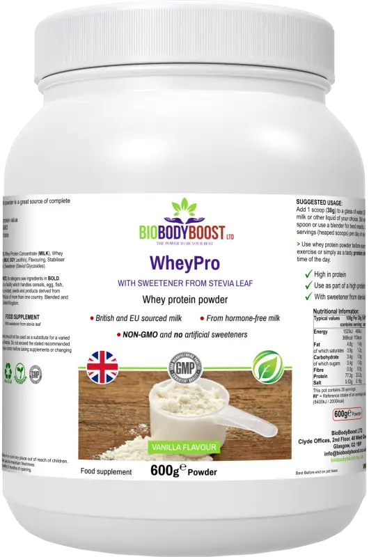 Wheypro (vanilla) - whey protein powder - powders