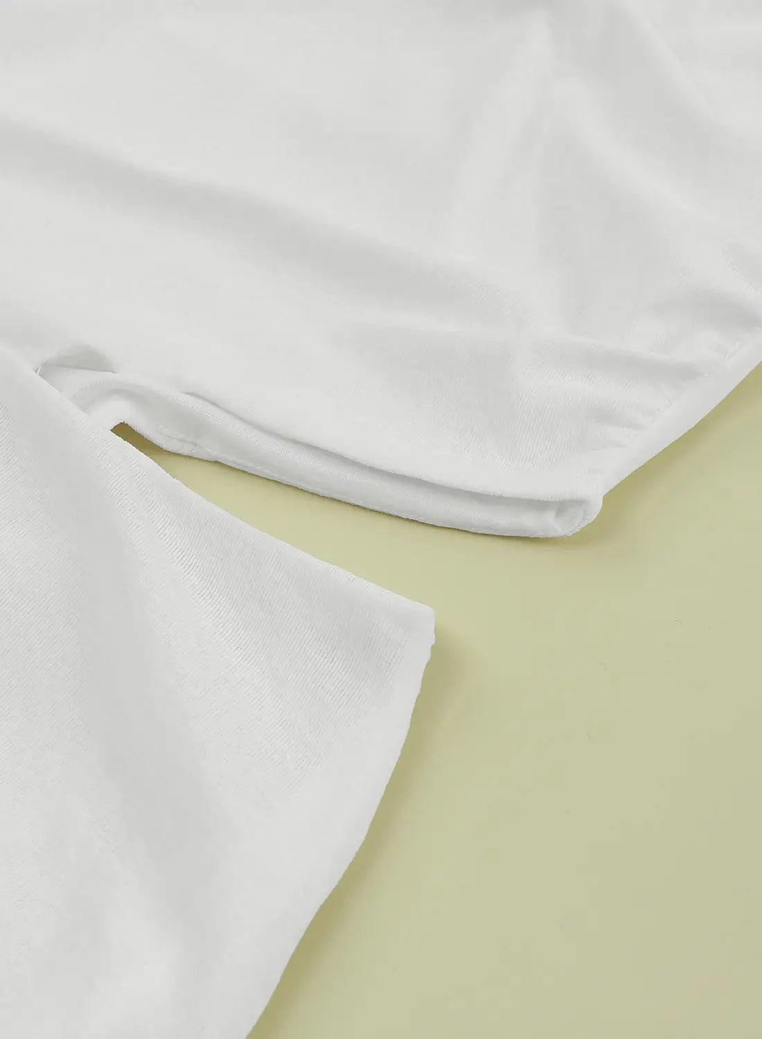 White asymmetric one shoulder cutout bodycon dress - dresses