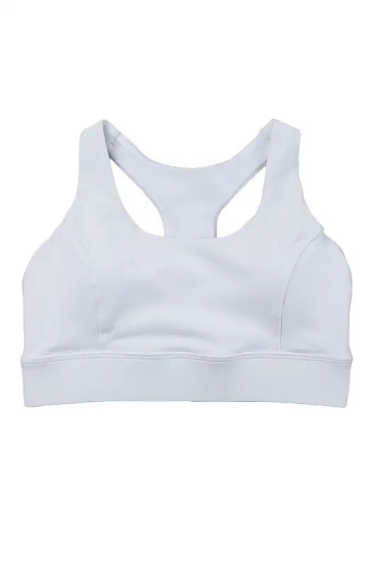 White athletic push up sports bra - bras