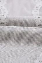 White Blue Fill Your Heart Lace Maxi Dress - Fashionfitz