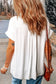 White buttoned short sleeve shirt - tops/blouses & shirts