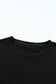 Black crew neck collar of the white casual plain crew neck t-shirt for a stylish, relax relax fit