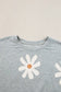 White daisy casual t shirt - tops/tops & tees