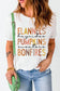 White flannels hayrides pumpkins sweaters bonfires graphic tee