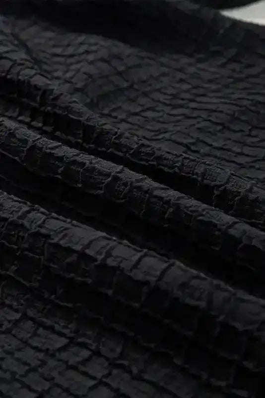 White Floral Embroidered Blouse - Ricrac Puff Sleeve Textured - Fashionfitz