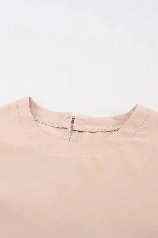 White Floral Lace Sleeve Patchwork Top - Fashionfitz