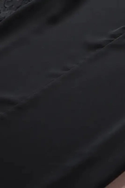 White Floral Lace Sleeve Patchwork Top - Fashionfitz