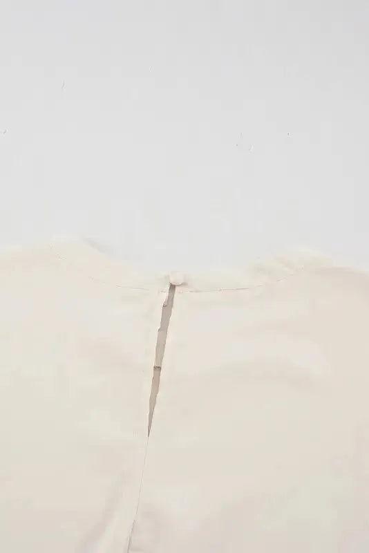 White Floral Lace Sleeve Patchwork Top - Fashionfitz