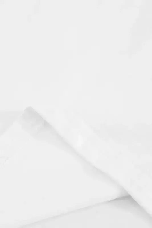 White Hollow Out Ruffle Sleeve T-shirt - Fashionfitz