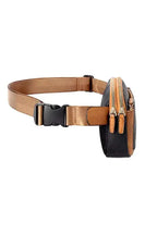 White Leather Color-block Zipped Removable Clip Crossbody Bag - Fashionfitz