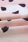 White leopard splicing color block mini dress - t-shirt dresses