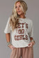 White lets go girls western boots tee - t-shirts