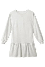White Mini Dress - Puff Sleeve Ruffle Hem - Fashionfitz