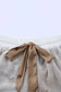 Fashionfitz white plush lounge set featuring soft shorts with a decorative bow tie