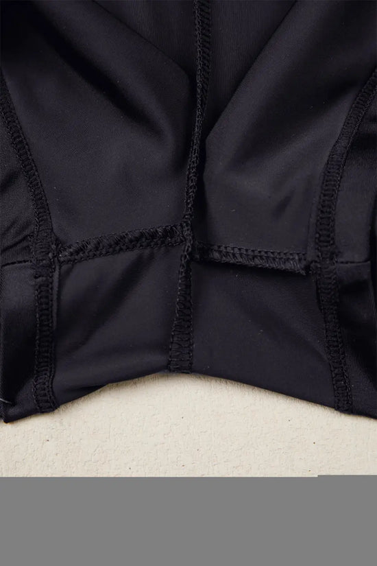 White ribbed high waist athletic shorts women | workout activewear